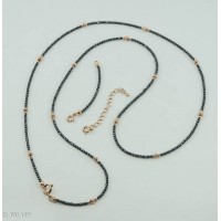 Necklace/ Bracelet (Hematite, rose gold-plated)